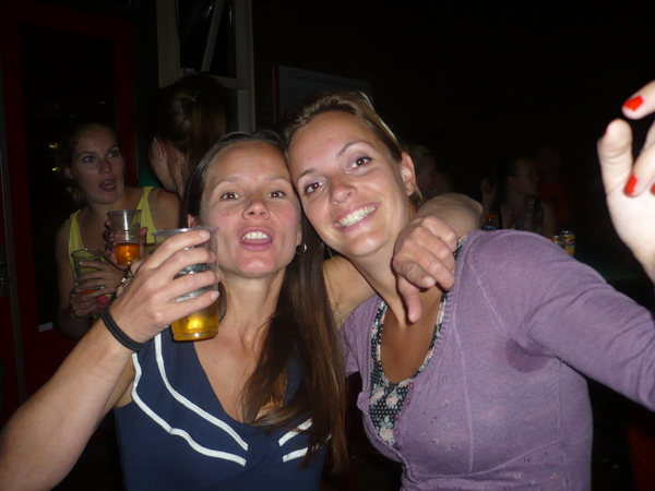 Het was lekker warm in de kantine