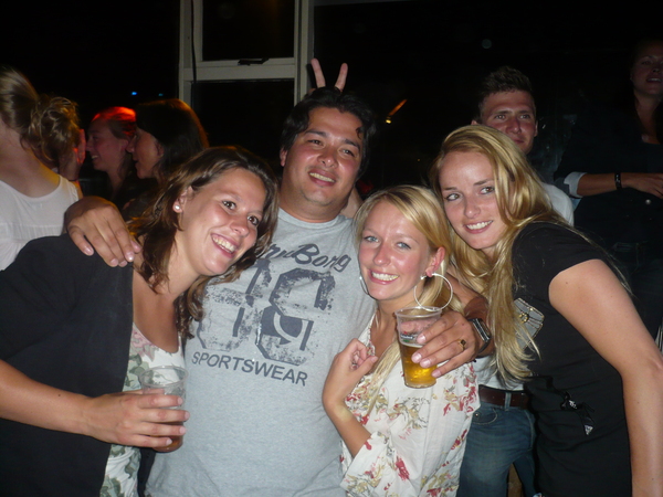 Annelies, Iwan, Eline, Natasja, Dickie en Chantal