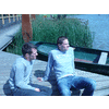 Bart en Maurice genieten nog steeds van het zonnetje