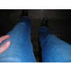 I've got two legs, from my hips to the ground<br />When I move them, they walk around<br />When I lift them, they climb the stairs<br />And when I shave them, they ain't got hairs