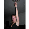 Mariska kan een discobal met één vinger optillen!
