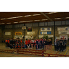 Netjes klaarstaan voor de prijsuitreiking