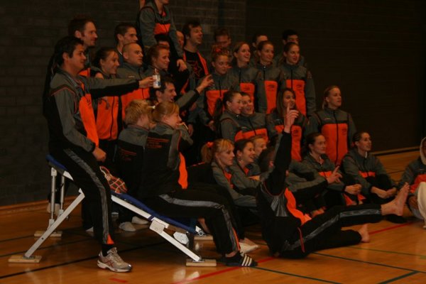 Even lachen naar de camera