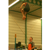 Timo springt wat hoger dan de rest