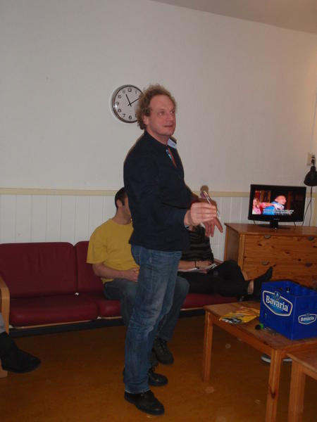 Rob aan het darten