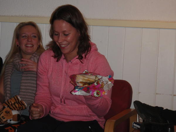 Wat een mooi cadeau: pizza!