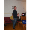 Rob aan het darten