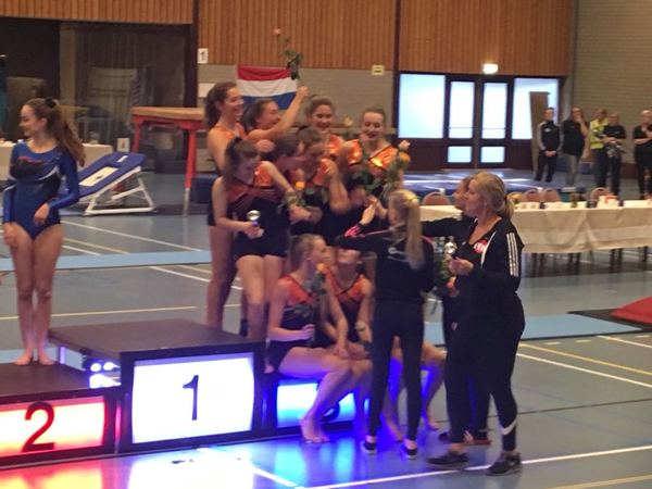 Dames A2 zijn derde geworden