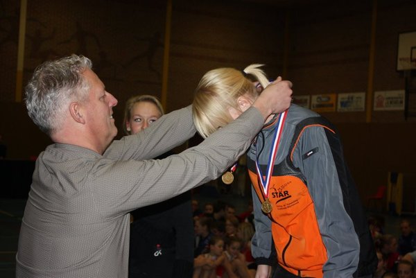 Kim 1e en Eline 2e op Pegasus