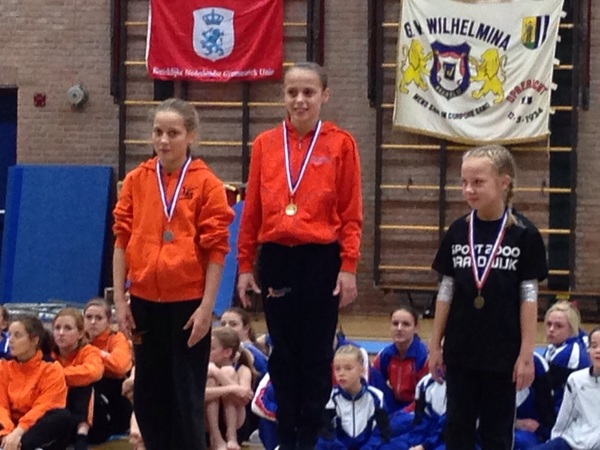 Faye 2e op Tramp bij de Dames Jeugd