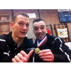 Wouter is ook vlak bij een medaille