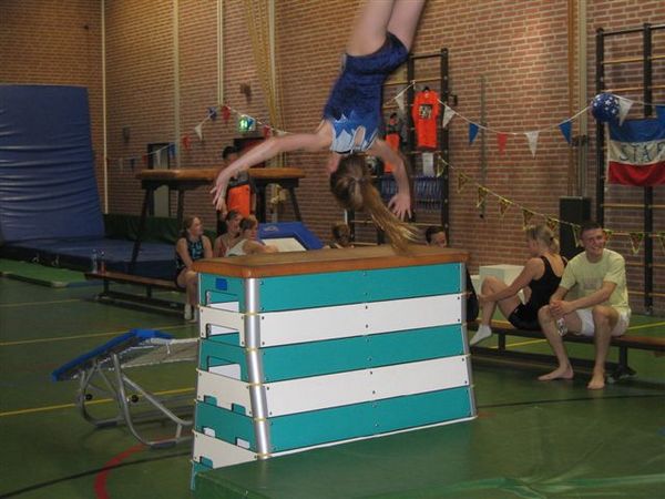 Handen op schouderbreedte