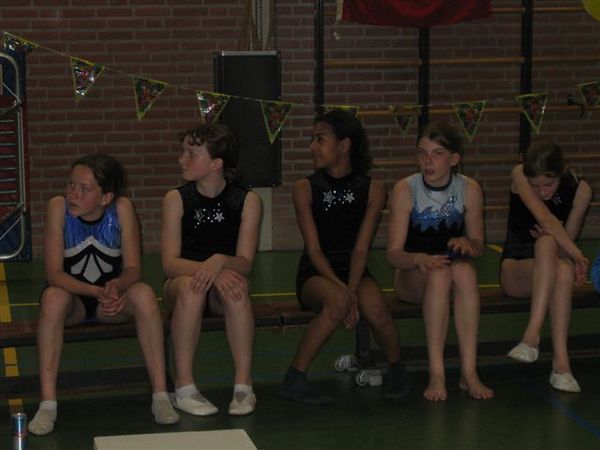Spanning bij de prijsuitreiking