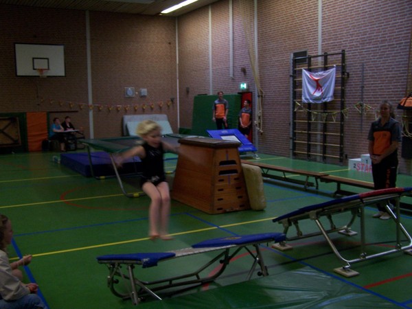 Naar de trampoline toe is al een hele sprong