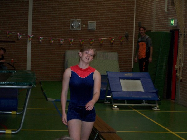 Mariët loopt terug