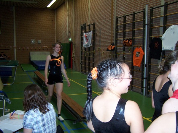 Ivana is blij met haar sprong