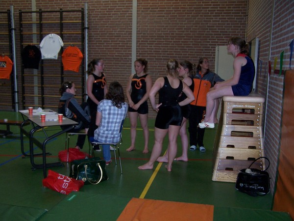 Tussen de sprongen door even bijkletsen