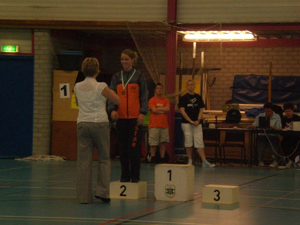 Natasja nog een keer op het podium