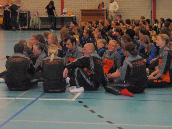 Wachten tijdens de prijsuitreiking