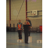 Kim zilver en Eline goud op plank Pegasus