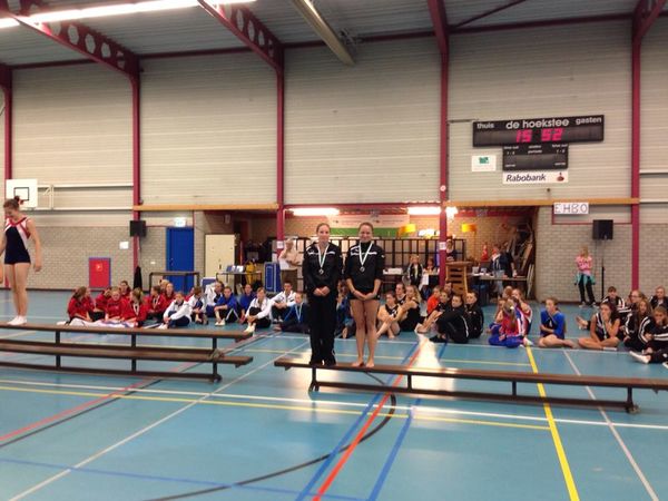 Chantal en Diandra nog steeds 3e op Pegasus Plank
