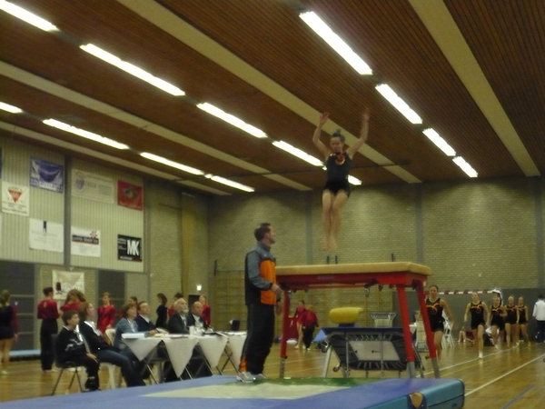 Carla doet salto op
