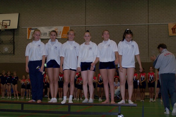 Junior Dames B wint de allereerste prijs voor S.T.A.R. dankzij de dubbel hoek van José!