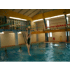 Mirre loopt over water