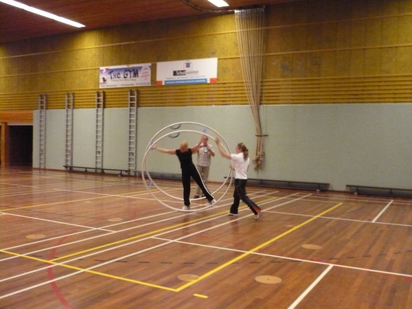 Kim aan het spiralen