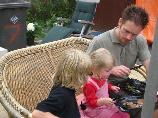 Faas en Lidewei eten ook gewoon mee