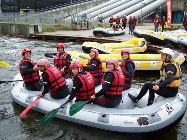 Ook de mixboot kan nog lachen