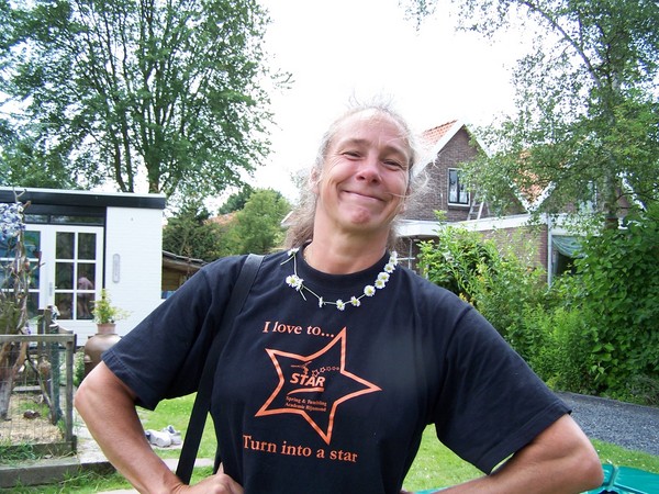 Marijke is blij