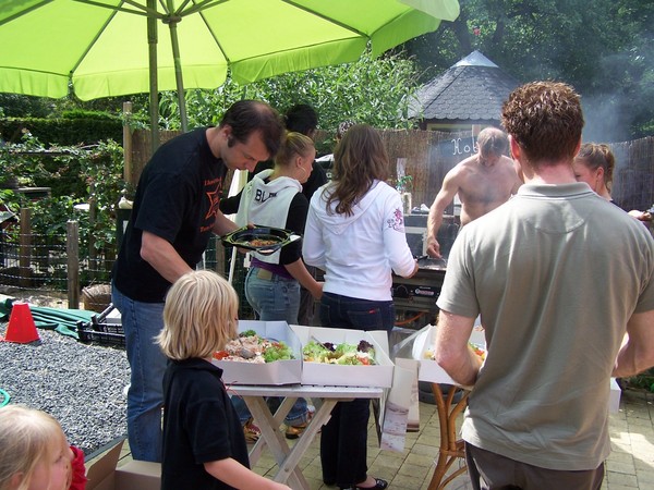 Ook de salades waren in trek