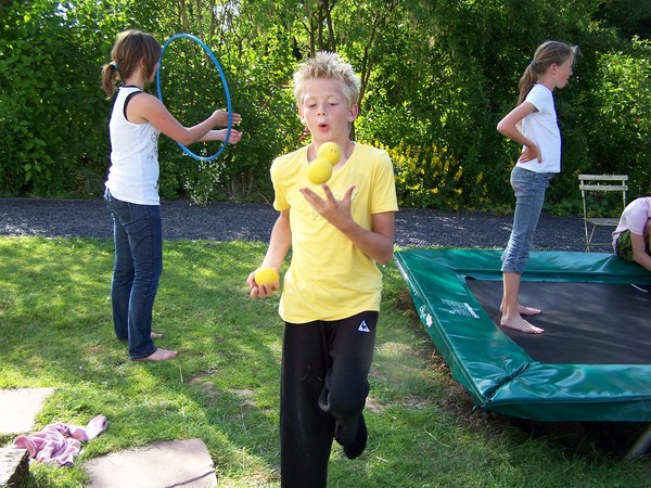 Jongleren en hoepelen