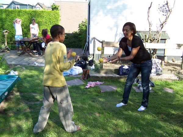 Samen jongleren