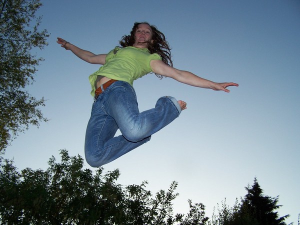 Olga met flits