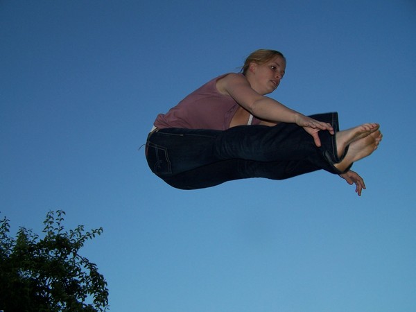 Ook in de lucht kan je stretchen