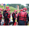 Lesly controleert nog even z'n helm