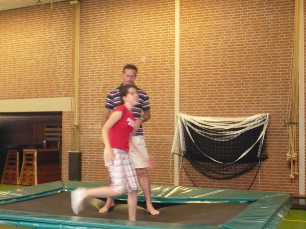 De grote trampolines waren er natuurlijk ook
