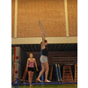Cindy met een hoepel en Marion in nette turnhouding