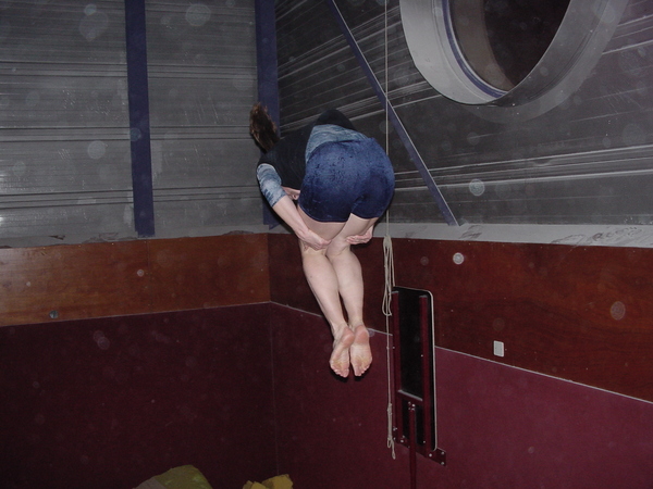 Olga in een charmante houding