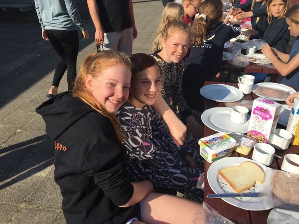 Witbrood met hagelslag!