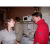 Cindy en Meester Robin hebben een goed gesprek