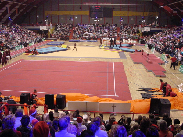 Kruislings salto-op salto-af
