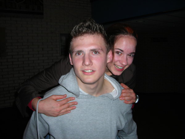 Toch nog maar even lachen naar de camera