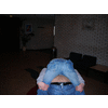 Dickie oefent en oefent
