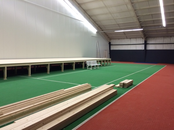 11 feb: Er staat opeens een compleet podium