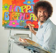 Ook Bob Ross is hartstikke blij
